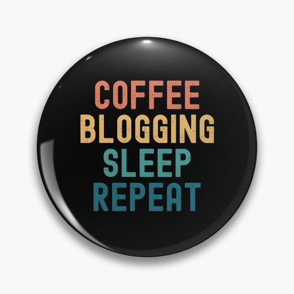 Item preview, Coffee Blogging Sleep Repeat - Funny Blogging & Coffee Gift designed and sold by kindxinn.