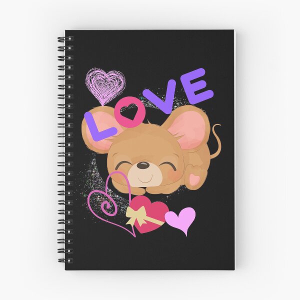 Item preview, Cute Baby Mouse Cartoon Heart Love Design designed and sold by EarthArtDesigns.