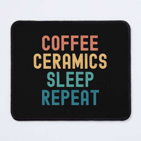 Item preview, Coffee Ceramics Sleep Repeat - Funny Ceramics & Coffee Gift designed and sold by kindxinn.