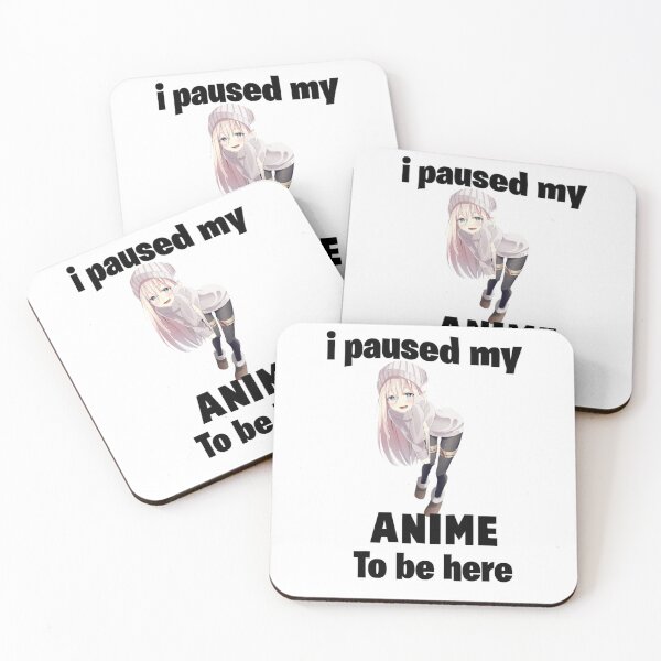 Aperçu de l'œuvre Anime Pause Parler Rapidement créée et vendue par Aestheticanime2.
