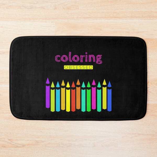 Item preview, Coloring Obsessed - Crayon Colored Pencil Fun Design For Coloring Book Fan designed and sold by MaryKunzGoldman.