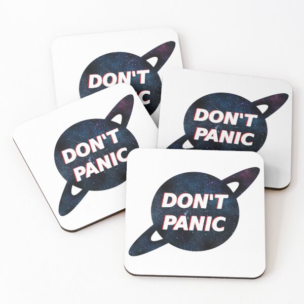 Item preview, Don't panic The Hitchhiker's Guide to the Galaxy designed and sold by yinon-h.
