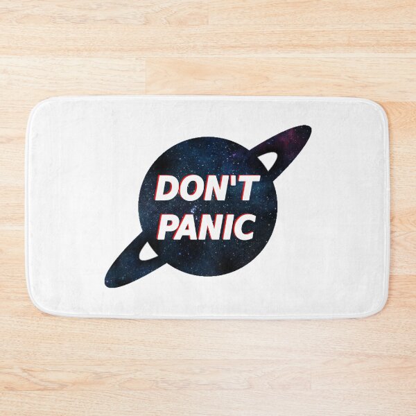 Item preview, Don't panic The Hitchhiker's Guide to the Galaxy designed and sold by yinon-h.