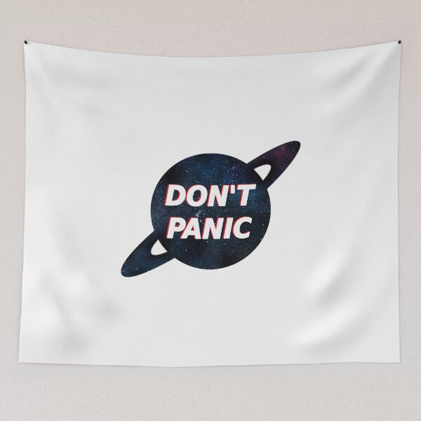Item preview, Don't panic The Hitchhiker's Guide to the Galaxy designed and sold by yinon-h.