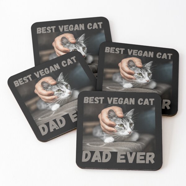 Item preview, Best Vegan Cat Dad Ever designed and sold by laamriya974.
