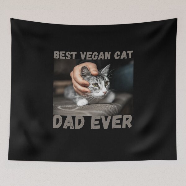 Item preview, Best Vegan Cat Dad Ever designed and sold by laamriya974.