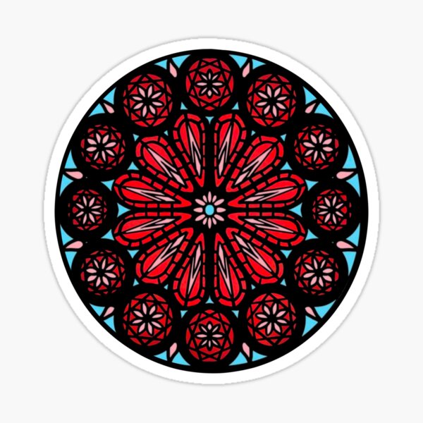 Item preview, The OA Inspired Rose Window Design designed and sold by catalystplanet.