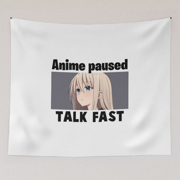 Item preview, Anime Pausado Hablar rápido designed and sold by Aestheticanime2.