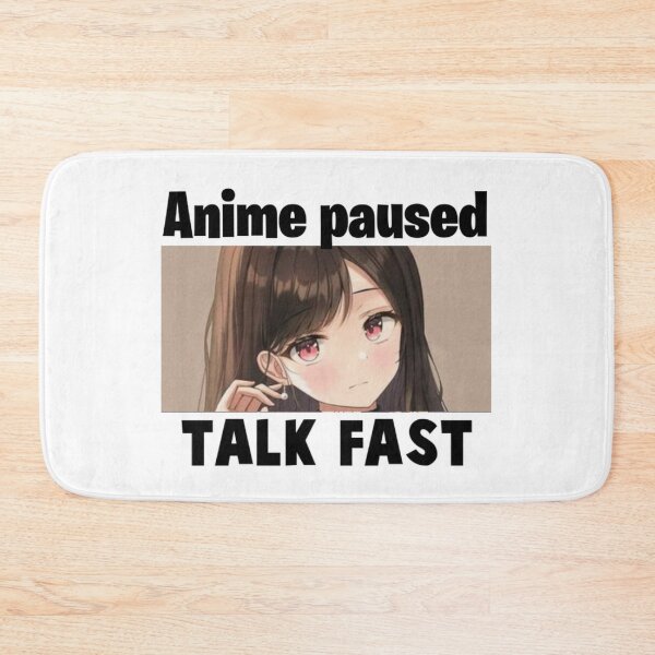 Aperçu de l'œuvre Anime Pause Parler rapidement créée et vendue par Aestheticanime2.