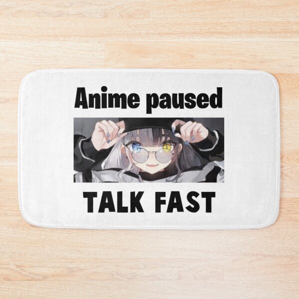 Aperçu de l'œuvre Anime Pause Parler rapidement créée et vendue par Aestheticanime2.