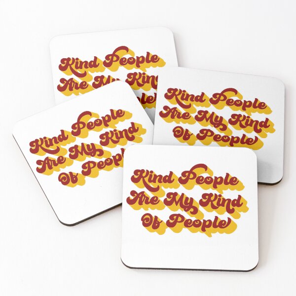 Item preview, Kind People are My Kind of People Red and Yellow designed and sold by AllVibesWelcome.