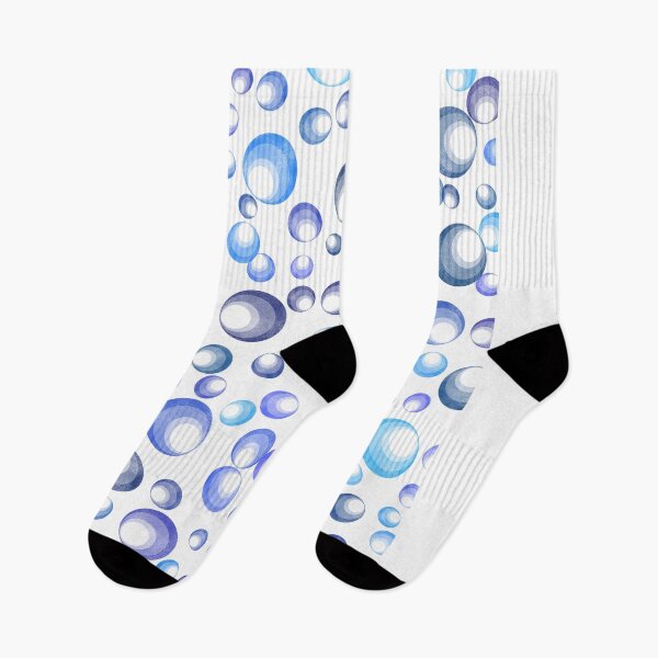 Item preview, Random digital bubbles in shades of blue designed and sold by PuzbieArts.