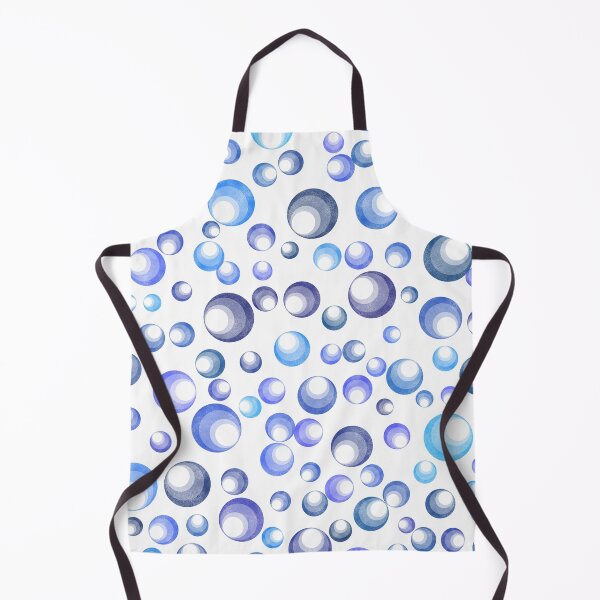Item preview, Random digital bubbles in shades of blue designed and sold by PuzbieArts.