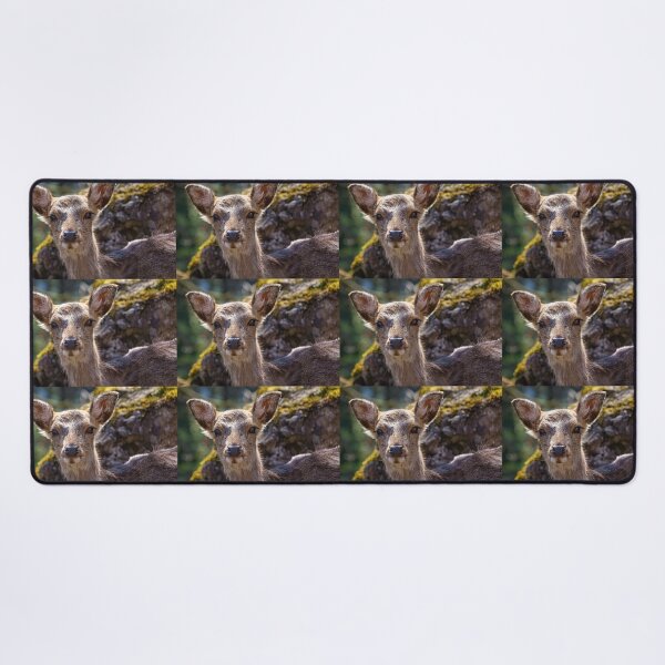 Item preview, Sika deer portrait designed and sold by Lyl Dil Creations.