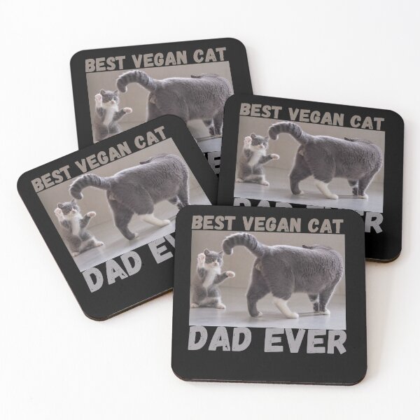 Item preview, Best Vegan Cat Dad Ever designed and sold by laamriya974.