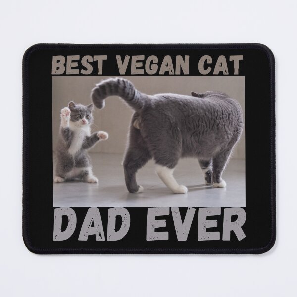 Item preview, Best Vegan Cat Dad Ever designed and sold by laamriya974.