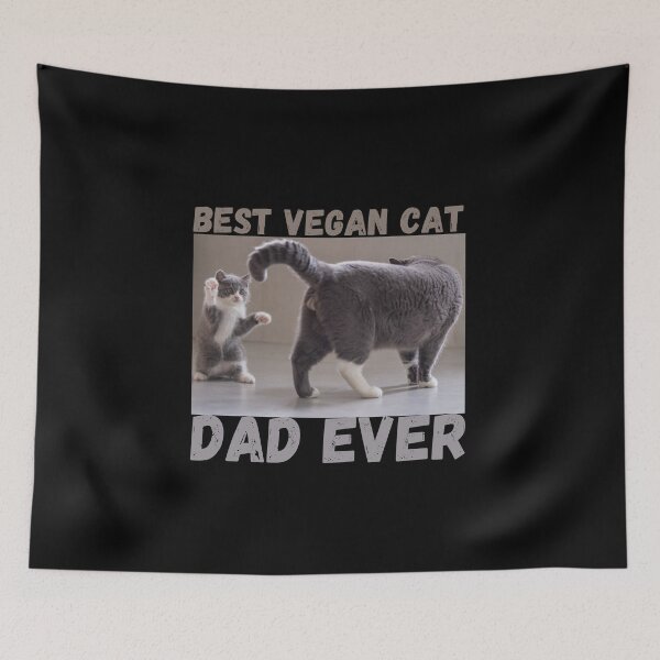 Item preview, Best Vegan Cat Dad Ever designed and sold by laamriya974.