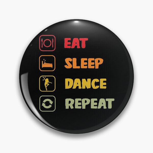 Item preview, Eat Sleep Dance Repeat Dancer Gift Dance & Dancing designed and sold by Lenny Stahl.