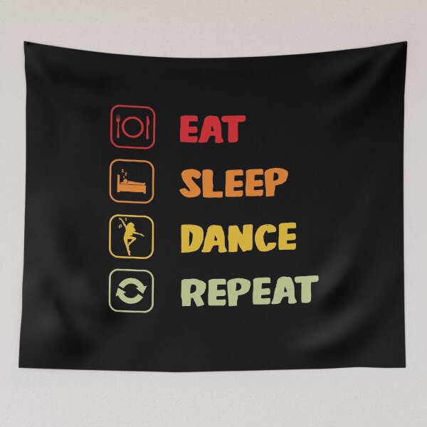 Item preview, Eat Sleep Dance Repeat Dancer Gift Dance & Dancing designed and sold by Lenny Stahl.