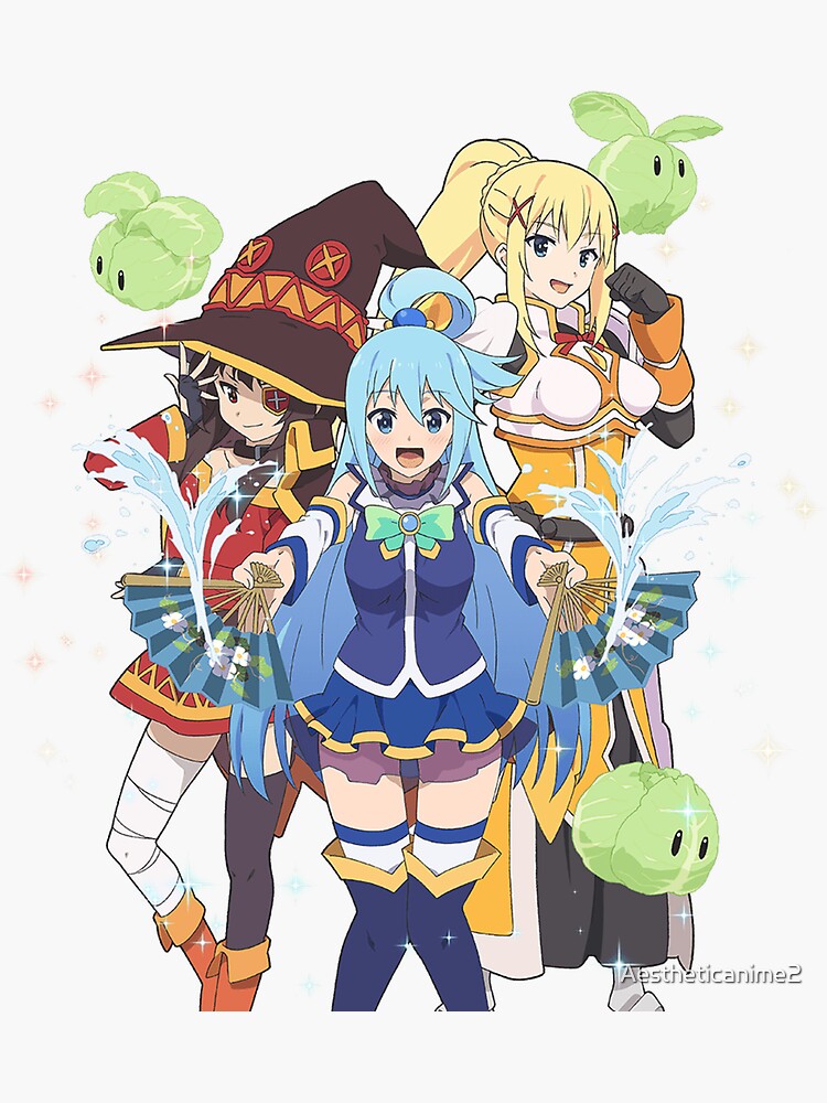 Kazuma Disgusted Konosuba Sticker for Sale by Aestheticanime2