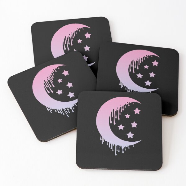 Item preview, Melting moon with stars soft pastel designed and sold by Fran Fryberg.