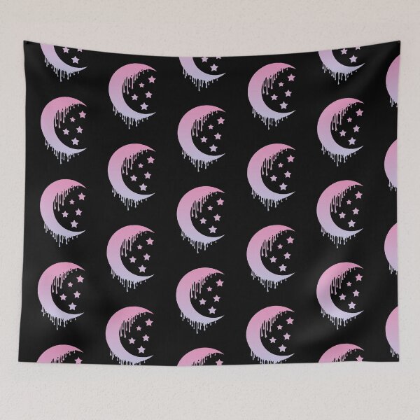 Item preview, Melting moon with stars soft pastel designed and sold by Fran Fryberg.