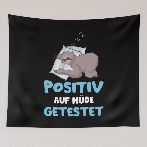 Item preview, Sloth tested positive for tired funny saying sloth designed and sold by Lenny Stahl.