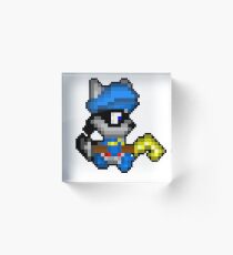 Retro Sly Cooper Acrylic Block