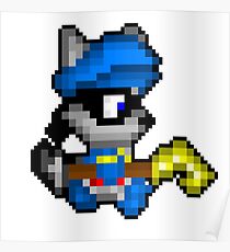 Retro Sly Cooper Poster