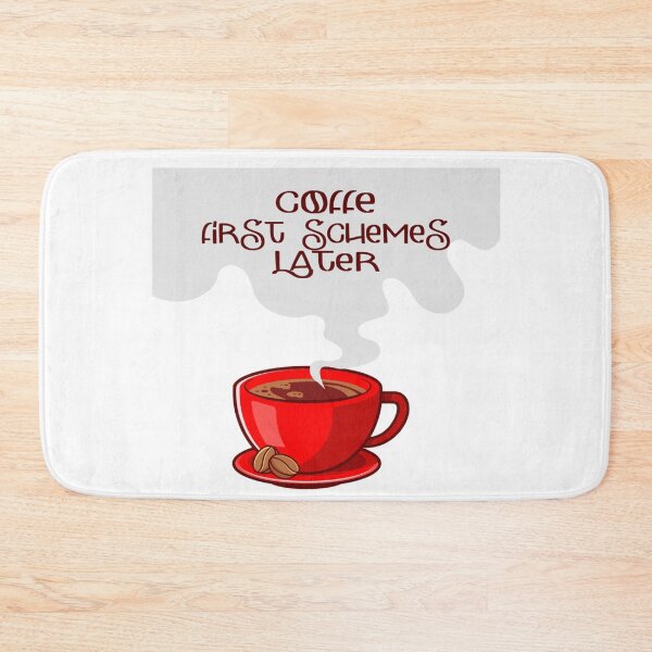 Item preview, Coffee First Schemes Later, coffee on sweet Red Mug Gift For Coffee Lovers and Barista Friends designed and sold by Cupsofdreams.