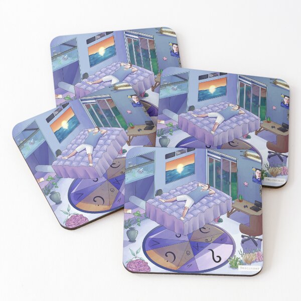 Item preview, Guy chillin in floating bed in his room designed and sold by croscreates.