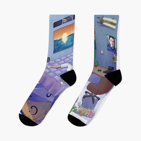 Item preview, Guy chillin in floating bed in his room designed and sold by croscreates.