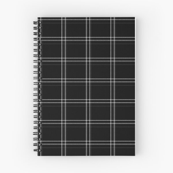 Artikelvorschau, Schwarz-Weiß-Tartan entworfen und verkauft von helloshirt.