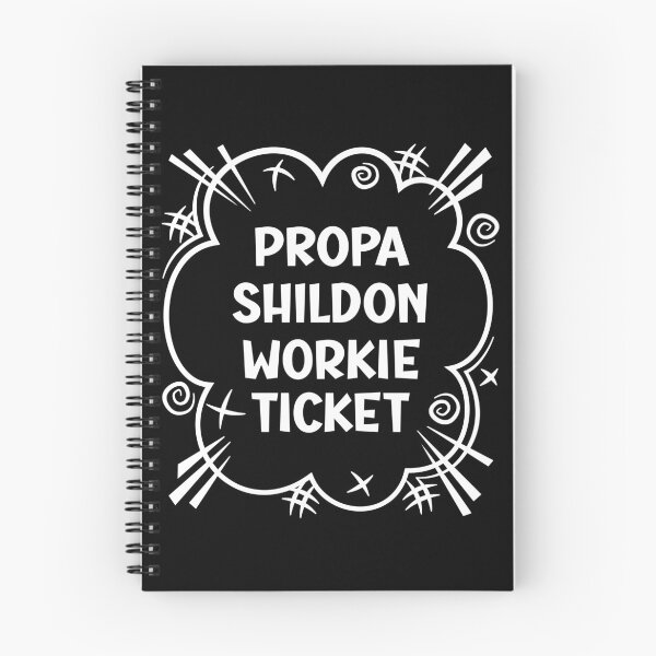 Item preview, PROPA SHILDON WORKIE TICKET a cheeky design for people from Shildon in the North East of England designed and sold by robimerch.