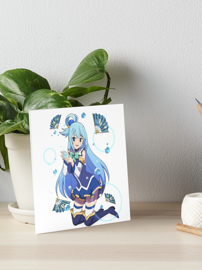 Konosuba Aqua Art Board Print for Sale by Aestheticanime2