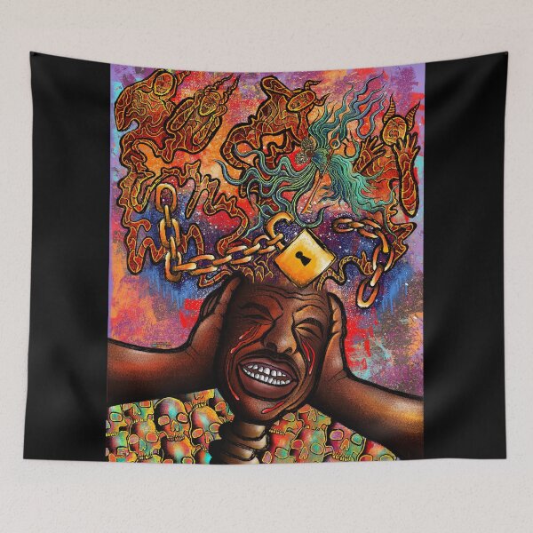 Item preview, Unlocking The Darkness (Dark Thought's, Harsh Truth's) designed and sold by johnspainart.