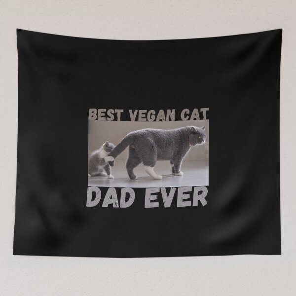Item preview, Best Vegan Cat Dad Ever designed and sold by laamriya974.