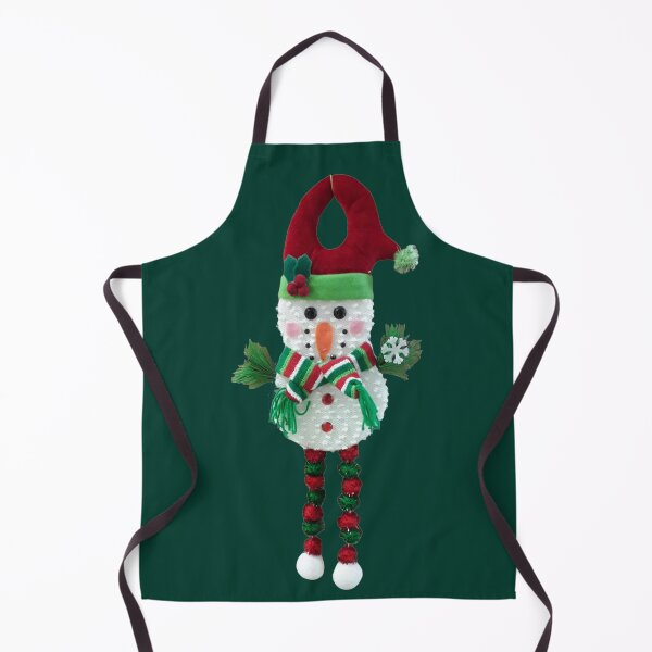 Item preview, Papá Noel de nieve colgante navideño con mantón en verde BG designed and sold by LoloTrends.