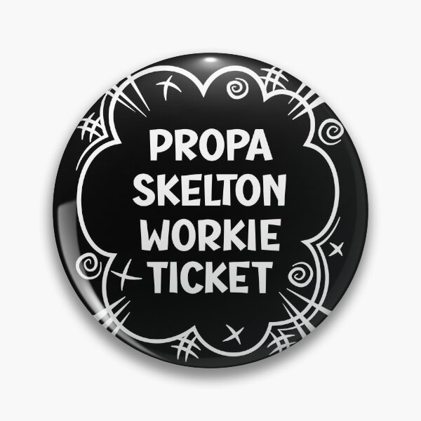 Item preview, PROPA SKELTON WORKIE TICKET a cheeky design for people from Skelton in the North East of England designed and sold by robimerch.