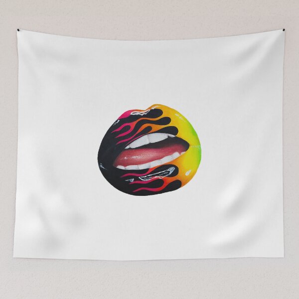 Item preview, Rainbow lip drawing designed and sold by Jcolordrawingz.