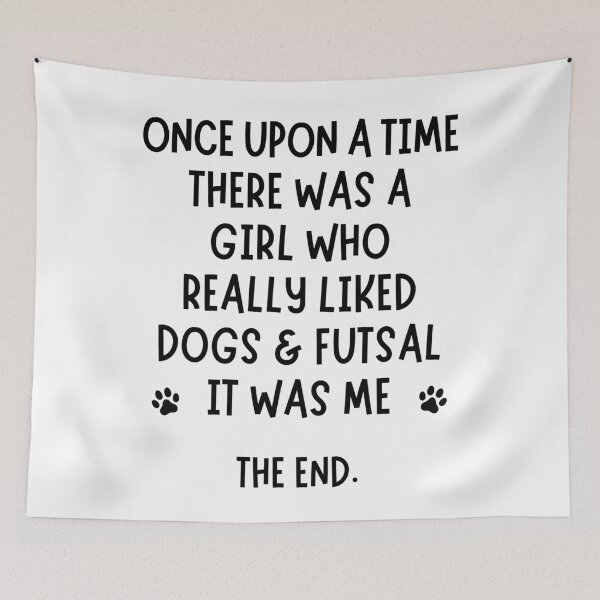 Item preview, A girl who really liked dogs & futsal designed and sold by TheGreenGoat.