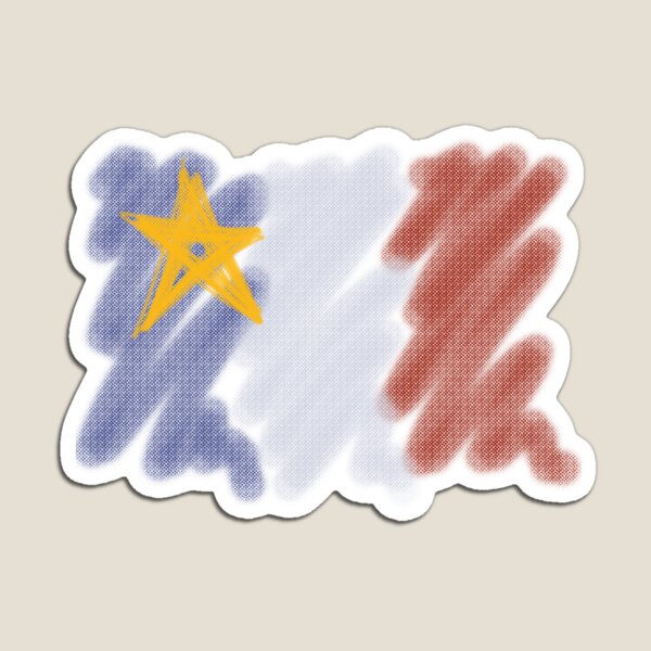 Item preview, Drapeau acadien - Acadian Flag  designed and sold by ColoursOfFrance.