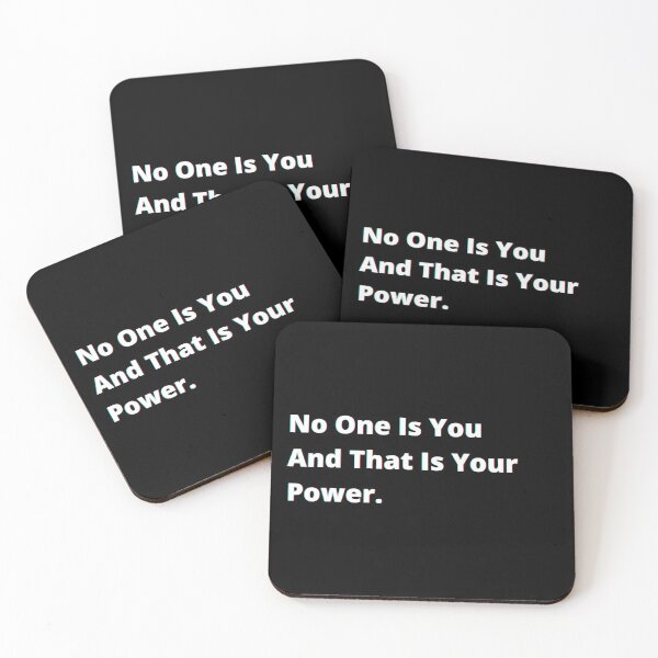 Item preview, No one is you and that is your super power. designed and sold by PostiveText.