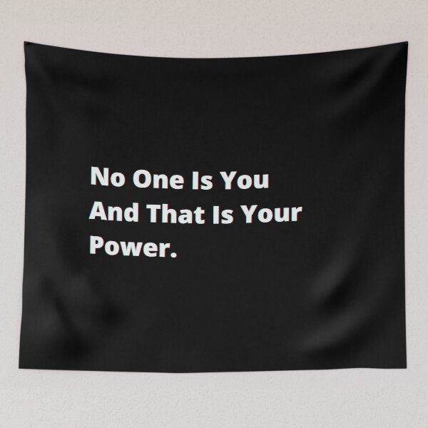 Item preview, No one is you and that is your super power. designed and sold by PostiveText.