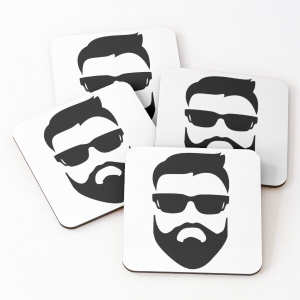 Item preview, HANDSOME GUY - BEARDED MAN WITH SUNGLASSES designed and sold by MrCreativeArts.