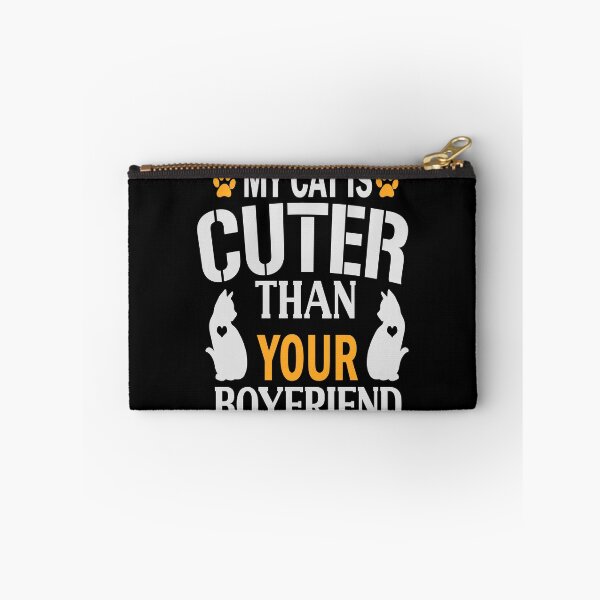 Item preview, My Cat Is Cuter Than Your Boyfriend - Funny Cat and kitten Lovers designed and sold by mohalaz.