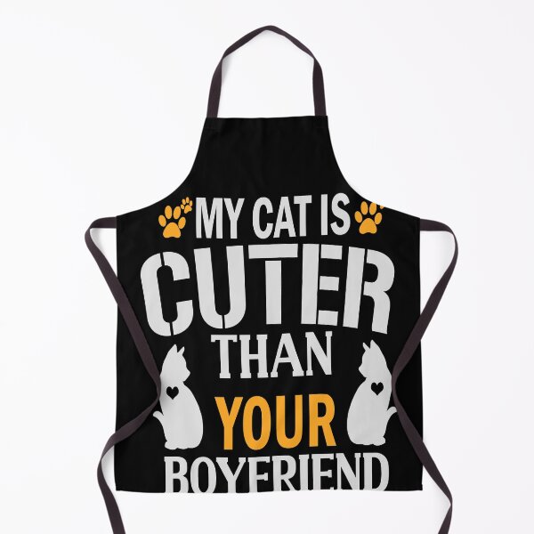 Item preview, My Cat Is Cuter Than Your Boyfriend - Funny Cat and kitten Lovers designed and sold by mohalaz.