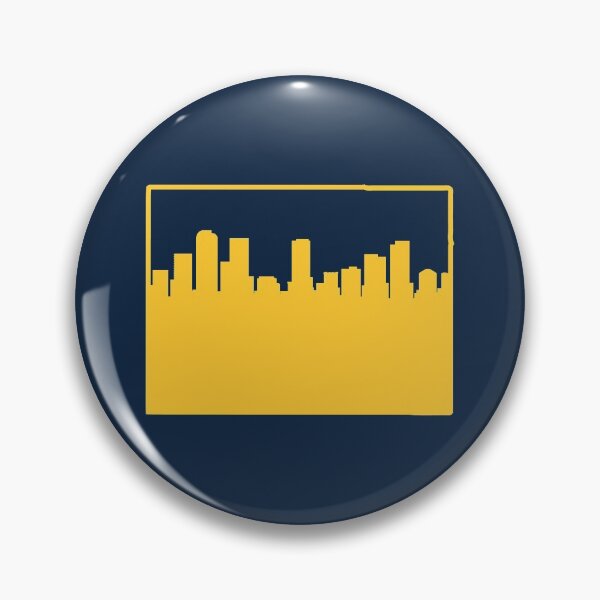 Artikelvorschau, Denver Colorado Basketball DEN Gelb und Blau entworfen und verkauft von toutwearapparel.