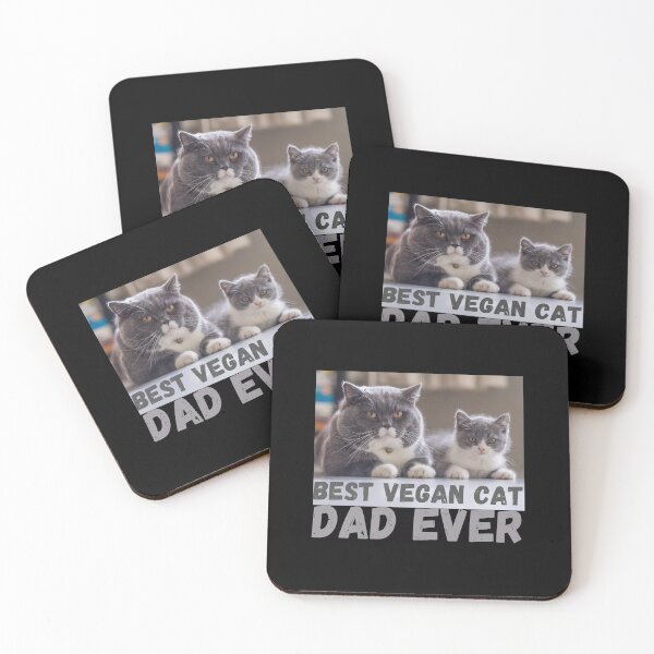Item preview, Best Vegan Cat Dad Ever designed and sold by laamriya974.