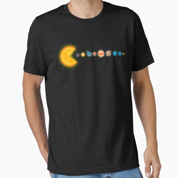 Artikel-Vorschau von Sonne frisst die neun Planeten unseres Sonnensystems, designt und verkauft von Loveyshirt.